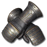 <span class='unique-tooltip'>Gauntlets</span><br /><span class='white-tooltip'>Defense: 16</span><br /><span class='white-tooltip'>Durability: 22 of 24</span><br /><span class='white-tooltip'>Required Strength: 60</span><br /><span class='unidentified'>Unidentified</span><br /> FrostburnGauntlets