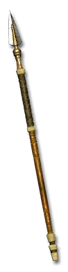 <span class='white-tooltip'>Throwing Spear</span><span class='white-tooltip'><br />Throw Damage: 12 to 30<br />One-Hand Damage: 5 to 15<br />Quantity: 59 of 80<br /><span class='white-tooltip'>Required Dexterity: 65</span><br />Javelin Class - Slow Attack Speed</span> Throwing Spear