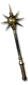 <span class='unique-tooltip'>Jagged Star</span><br /><span class='white-tooltip'>One-Hand Damage: 20 to 31<br /><span class='white-tooltip'>Durability: 58 of 72</span><br /><span class='white-tooltip'>Required Strength: 74</span><br />Mace Class - <span class='white-tooltip'>Normal Attack Speed</span><br /><span class='unidentified'>Unidentified</span><br /><span class='blue-tooltip'>+50% Damage to Undead</span><br /> MoonfallJagged Star