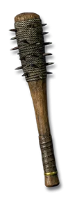 <span class='unique-tooltip'>Barbed Club</span><br /><span class='white-tooltip'>One-Hand Damage: 13 to 25<br /><span class='white-tooltip'>Durability: 56 of 36</span><br /><span class='white-tooltip'>Required Strength: 30</span><br />Mace Class - <span class='white-tooltip'>Normal Attack Speed</span><br /><span class='unidentified'>Unidentified</span><br /><span class='blue-tooltip'>+50% Damage to Undead</span><br /> FleshrenderBarbed Club