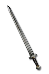 <span class='white-tooltip'>Broad Sword</span><span class='white-tooltip'><br />One-Hand Damage: 7 to 14<br />Durability: 17 of 32<br /><span class='white-tooltip'>Required Strength: 48</span><br />Sword Class - Fast Attack Speed</span> Broad Sword