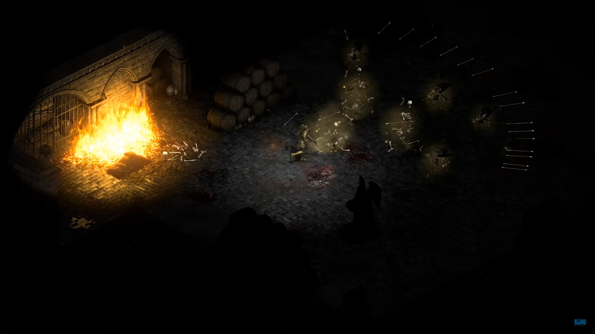 Diablo 2: Resurrected Amazon in Jail level Diablo 2: Resurrected Amazon in Jail level