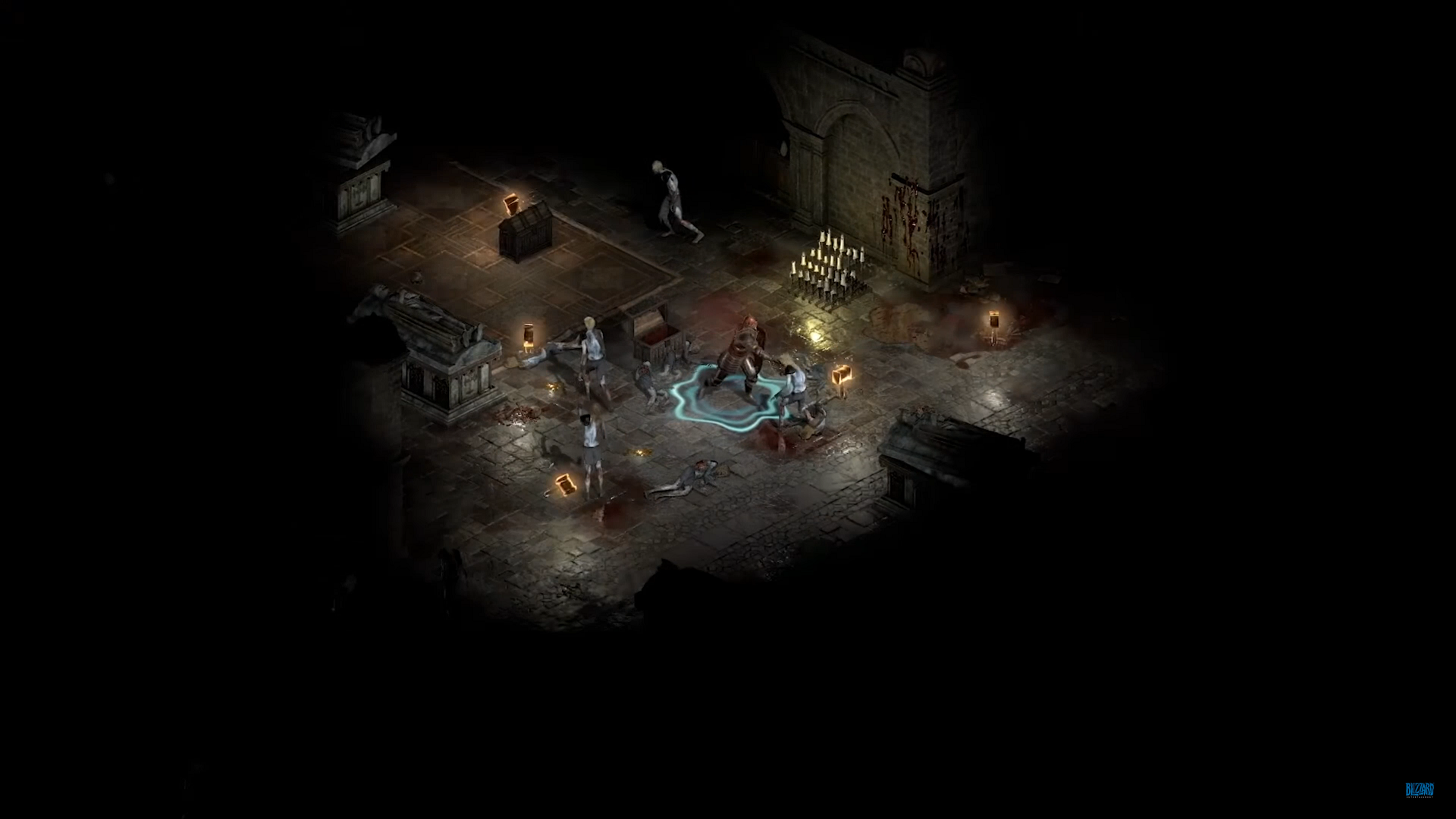 Diablo 2: Resurrected Paladin in Catacombs using Hammers Diablo 2: Resurrected Paladin in Catacombs using Hammers