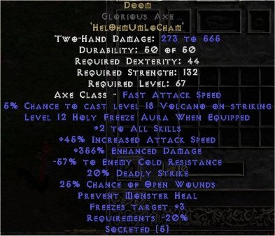 rune runes runewords cham hel maul ogre runen